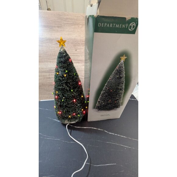 Department 56 Village Accessory Illuminated Mini Christmas Tree With Box - Picture 6 of 7